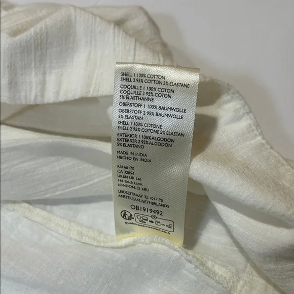 Free People Cream A-Line Skirt - Picture 6 of 9